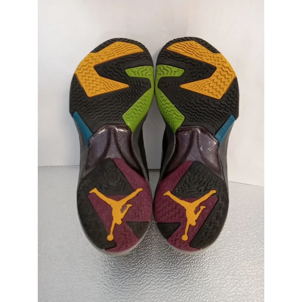 Nike Air Jordan 37 Bordeaux Men Midnight Fog 2022 Sneakers Size 8‎